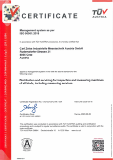 Vorschaubild von ISO 50001 : 2018 Zertifikat