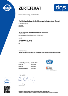 Vorschaubild von ISO 9001:2015 Zertifizierung Qualitätsmanagement-Norm